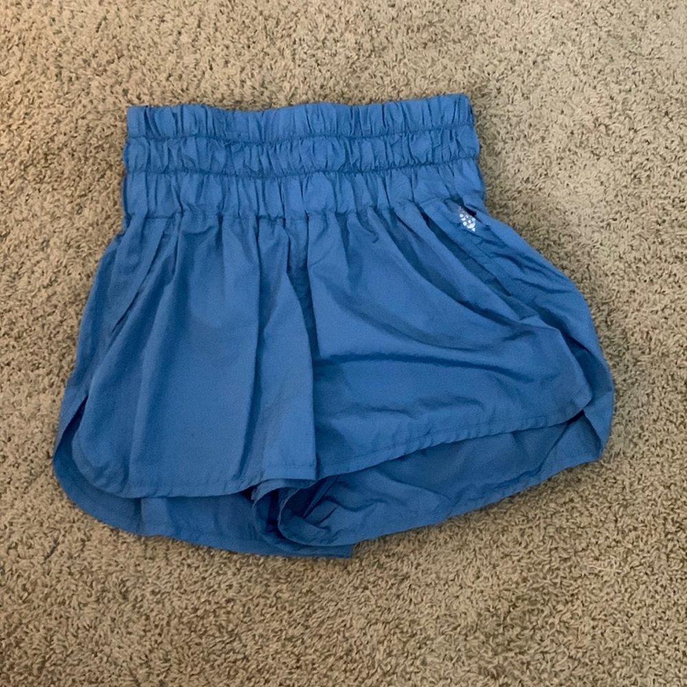 Free people blue movement shorts barley worn